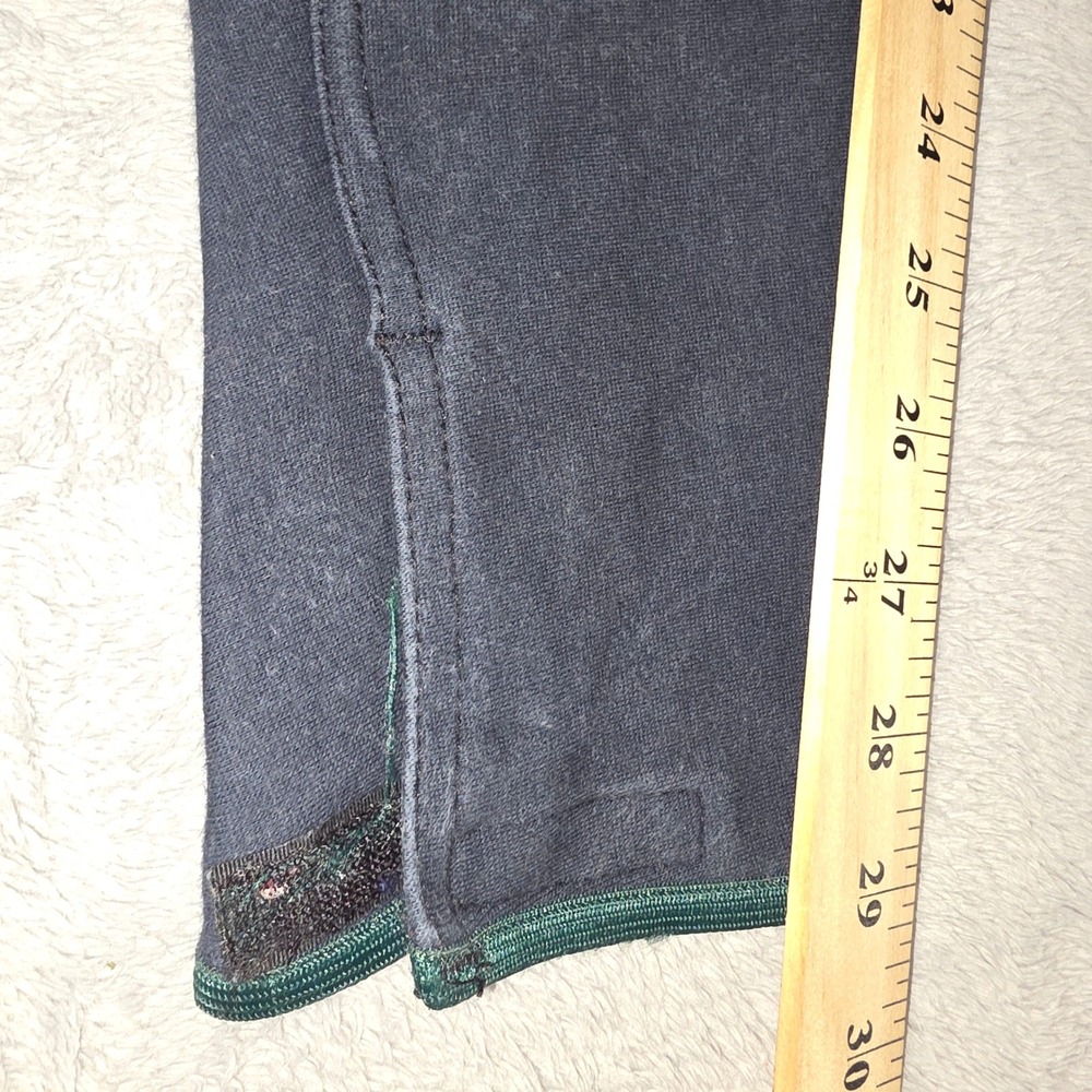 Devon Aire Womens Navy Blue Knee Patch Equestrian Breeches Riding Pants Large - Picture 11 of 16